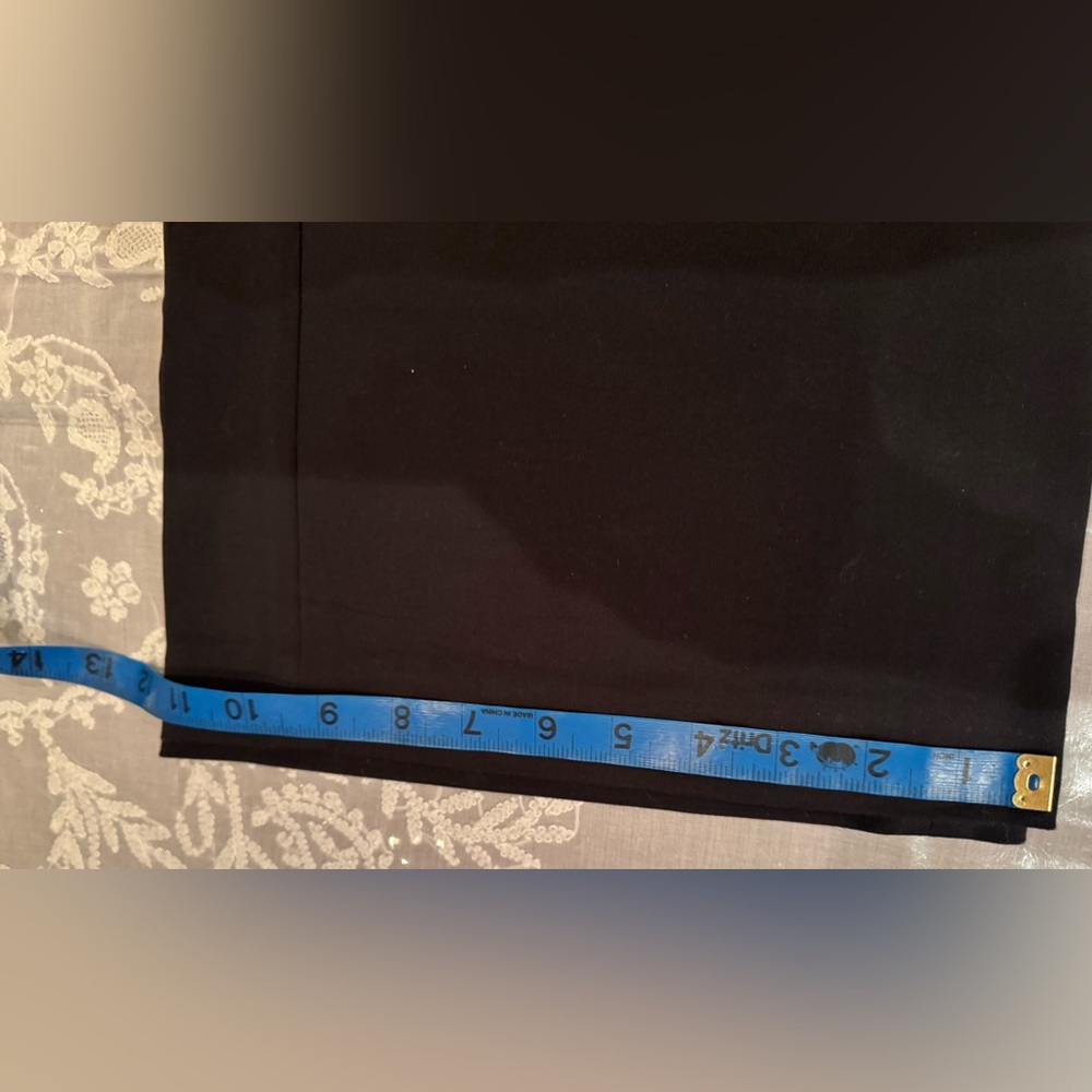 NWT OSMAN Black dress pants - Size 6. HIGH WAISTED AND WIDE LEG - Picture 6 of 16